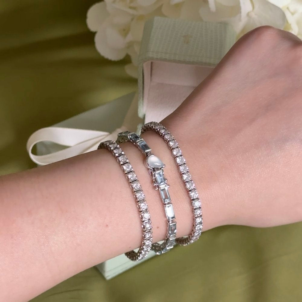 —Made To Order— Ice “冰” Tennis Bracelet