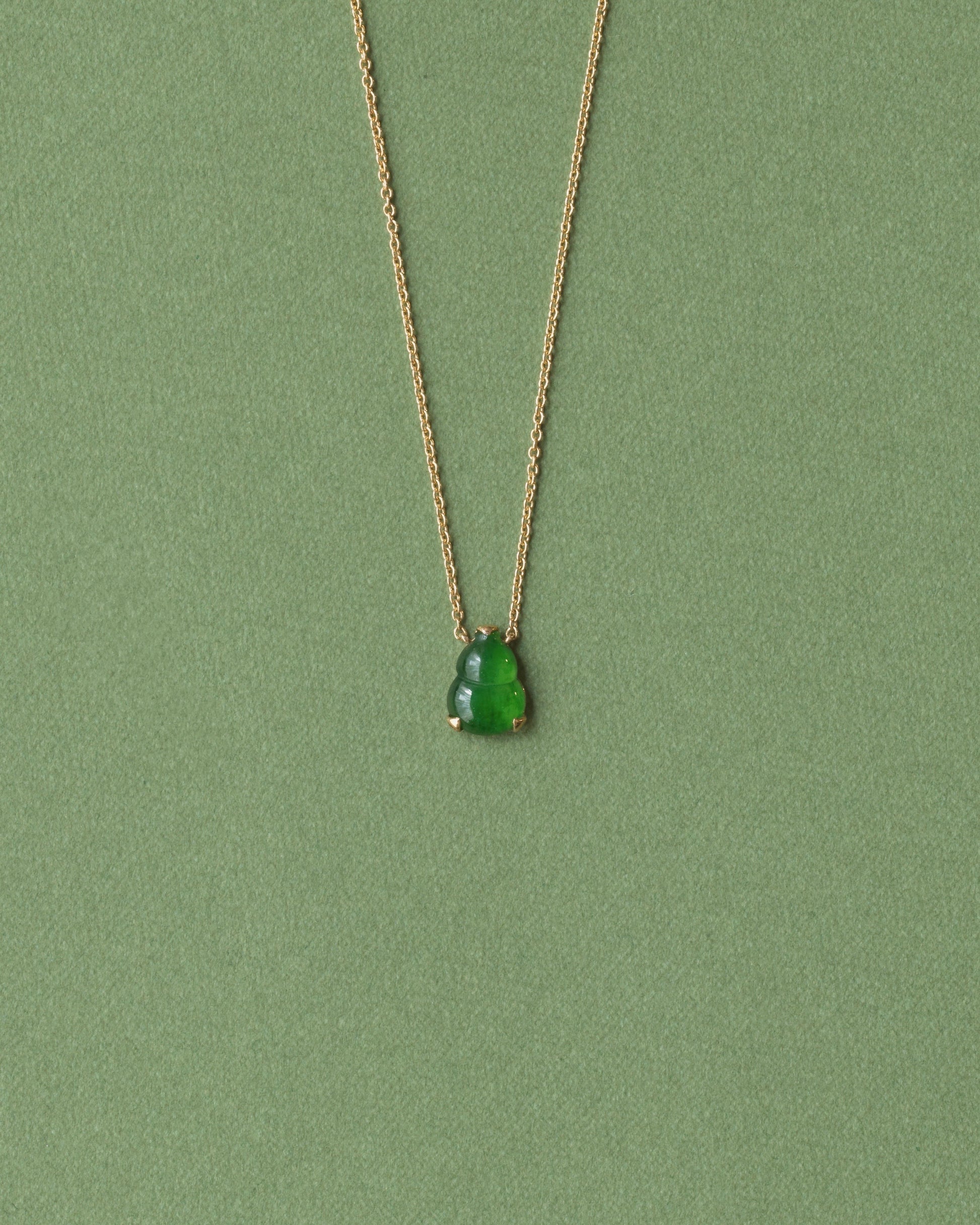 Imperial Jade Hulu Necklace