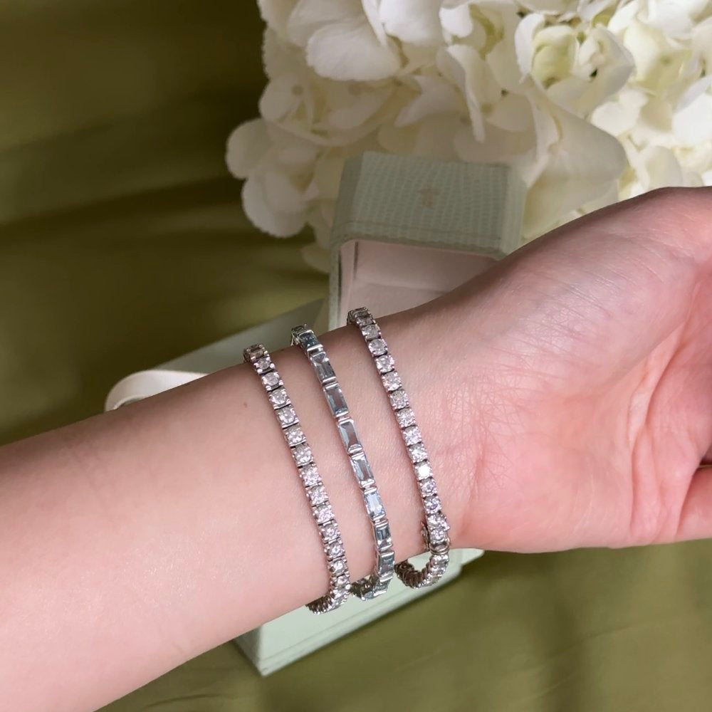 —Made To Order— Ice “冰” Tennis Bracelet