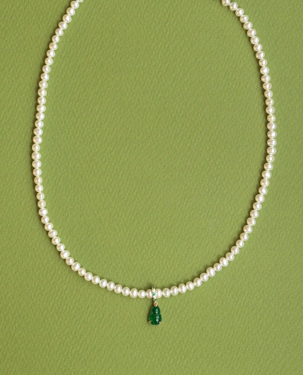 Imperial Jade Hulu Charm