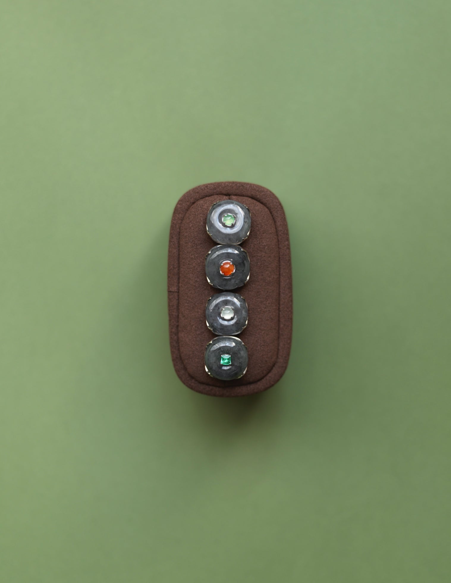 Jade Cufflinks | Four Seasons Peace Knot Cufflinks | Lapel Charm